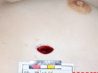 Chinese woman with a stabbed heart