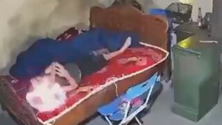 Sick Man Self Immolates In His Bed