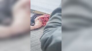 SHOCKING: Woman Falls From An Overpass And Gets Crushed By A Bus