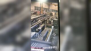 Deadly Factory Accident Caught On CCTV