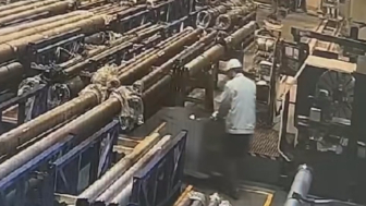 Deadly Factory Accident Caught On CCTV