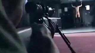 Air gun shooting practice