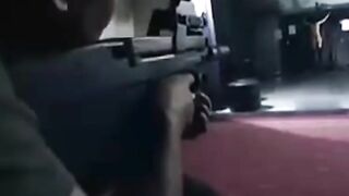 Air gun shooting practice