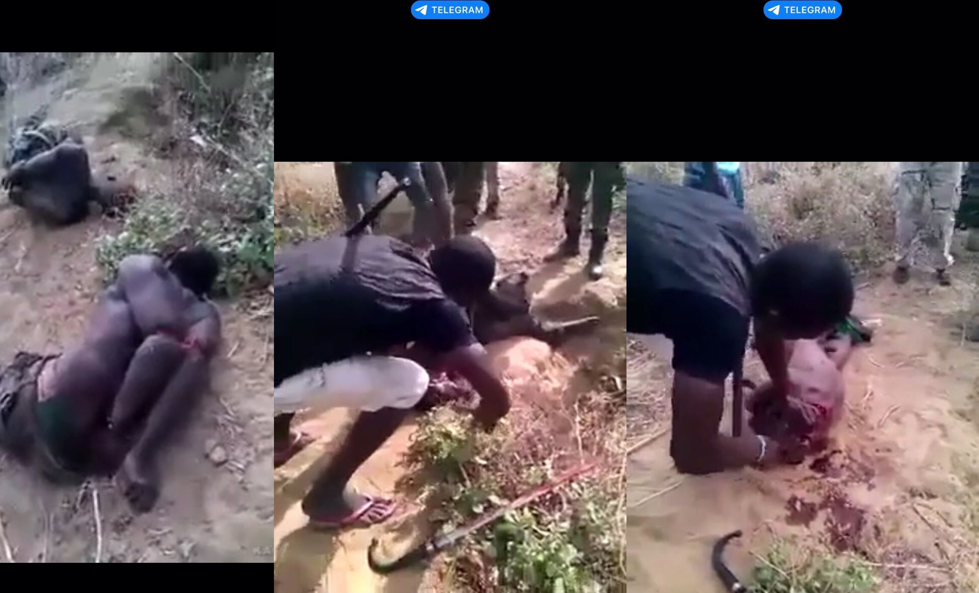 Man being executed