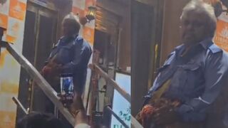 Man Holds His Guts After Being Injured By Firecracker During Celebration In India