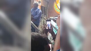 Man Holds His Guts After Being Injured By Firecracker During Celebration In India