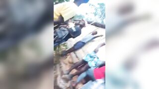 Thieves Set On Fire And Clubbed By Mob In Haiti