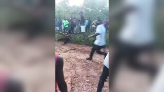 Thieves Set On Fire And Clubbed By Mob In Haiti