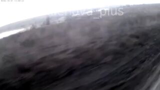 Russian invaders riding an ATV are punished hard by a Ukrainian FPV drone