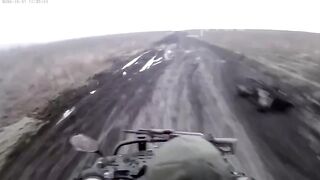 Russian invaders riding an ATV are punished hard by a Ukrainian FPV drone