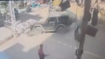 Speeding Thar Mows Down Two  Biker Killed, Woman Critical