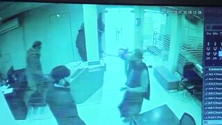 Security Guard Shot Dead During A BankRobbery In Pakistan