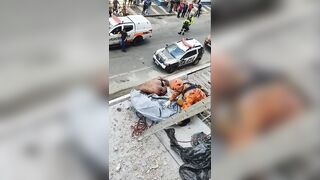 Man Ripped In Halves After Jumping From A Tall Building In Rio