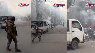 MAN ENTIRE BODY BURNED IN SHOP EXPLOSION