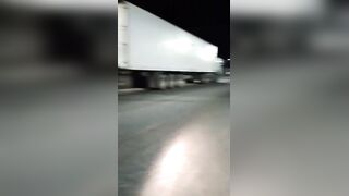 Female Motorcyclist Completely Destroyed By Truck