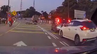 Dashcam Captures Instant Death Of A Motorcyclist