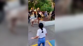 Skinny Girl Gored By Bull At Festival In Mexico