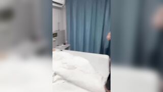 Husband found infethfull wife with lover in his bed