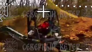 Drone blows open Ukrainian soldier's head.