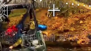 Drone blows open Ukrainian soldier's head.
