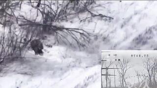 A swarm of Russian drones stood in their way.