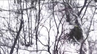 A swarm of Russian drones stood in their way.