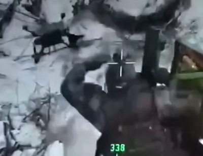 Face to face with a drone