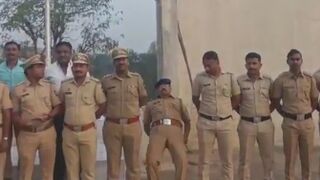 Officer Standing For Group Photo Suddenly Collapses,  Dies Of Heart Attack