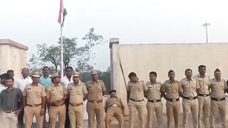 Officer Standing For Group Photo Suddenly Collapses,  Dies Of Heart Attack