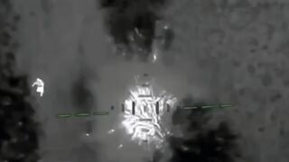 A burst of 50 Russian fascists with drone "Baba Yaga" bombs