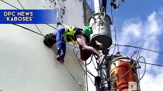 Painter electrocuted