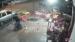 Dude Fights Gunman, Gets Shot Dead Anyway