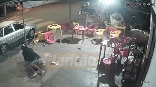 Dude Fights Gunman, Gets Shot Dead Anyway