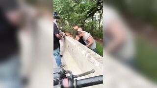 Motorcycle Thief Caught And Beaten By Angry Men