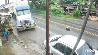 Truck Takes Out Two Motorcyclist Killing One