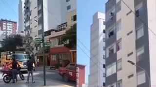 Woman Jumps From The  8th Floor In  Peru