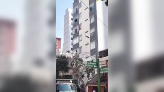 Woman Jumps From The  8th Floor In  Peru