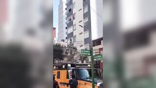 Woman Jumps From The  8th Floor In  Peru