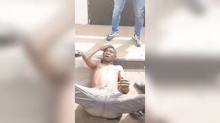 Bandits Caught And Beaten By Mob In Nigeria