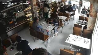 Sicario Shoots Cafe Customer Point Blank In The Head