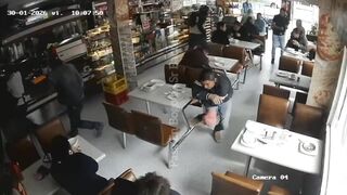 Sicario Shoots Cafe Customer Point Blank In The Head