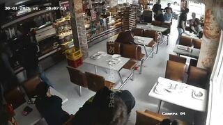 Sicario Shoots Cafe Customer Point Blank In The Head