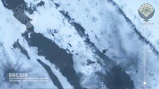 Ukrainian 110th Mechanized Brigade's UAV Battalion took out Russian soldiers