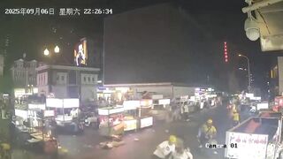 Playing "KartRider" On The Street