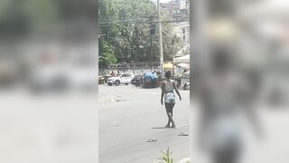Crazy Bitch Stabs Man In Broad Daylight Following An Argument in Brazil