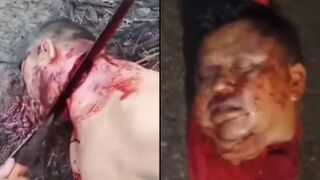 Man Gets Beheaded With Machete By Gang In Ecuador(FULL)
