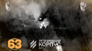 100 Russian soldiers taken out by heavy drone bombers of the 63rd Mechanized Brigade