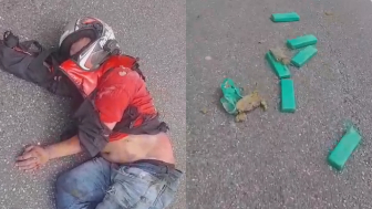 Motorcyclist Transporting Drugs Killed In Traffic Accident