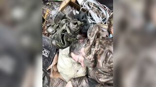 The aftermath of the raid by the UA sabotage and reconnaissance group