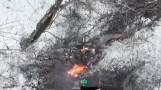 Warming the RU occupier who was lying on the cold ground